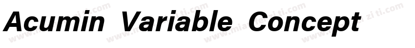 Acumin Variable Concept这个字体可以商用吗字体转换